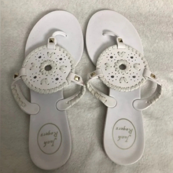 New! Jack Rogers Georgica jelly waterproof thong sandals rogers #1 - Picture 4 of 8